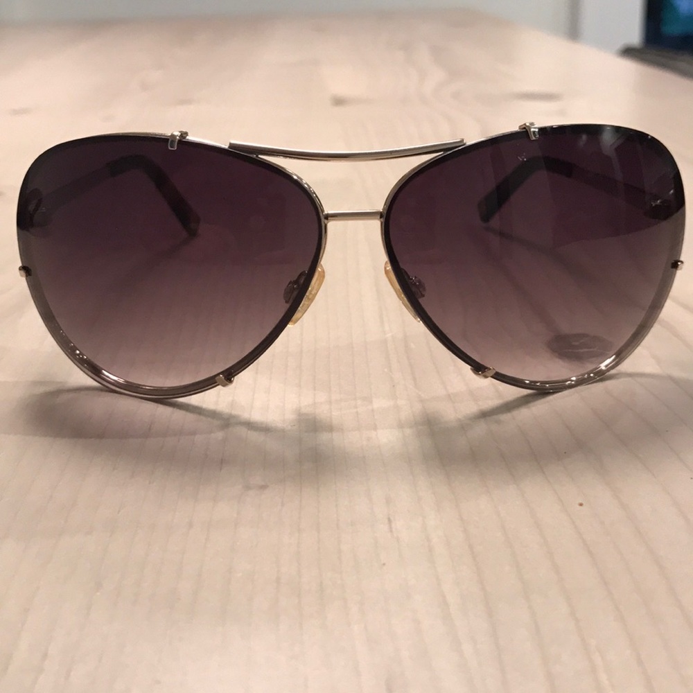 Michael Kors Stella aviator sunglasses brown/gold